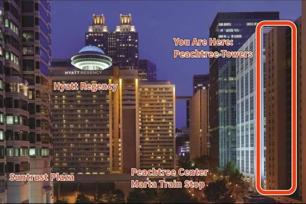 Stayatl Downtown High Rise Condo Атланта Экстерьер фото